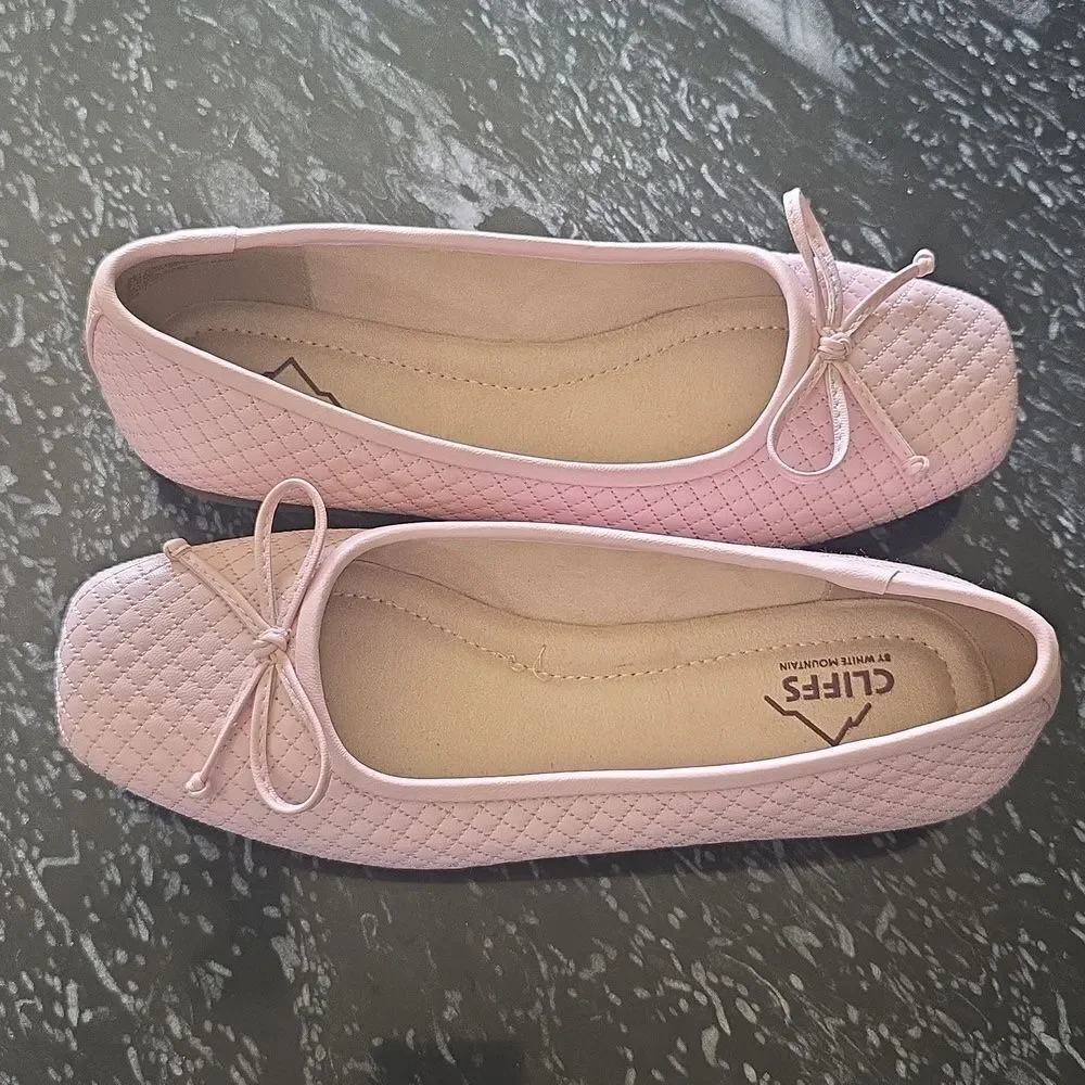 BRAND NEW CLIFFS BY WHITE MOUNTAIN WOMEN'S QUILTED BALLET FLAT G3